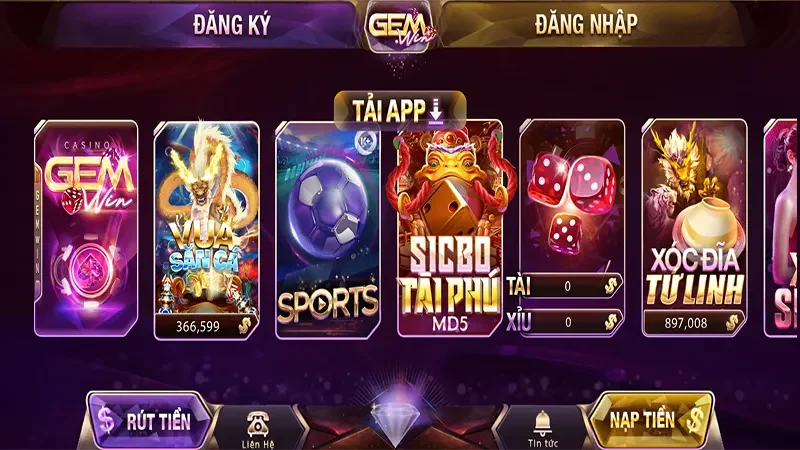 Giới thiệu đôi nét về cổng game Gemwin