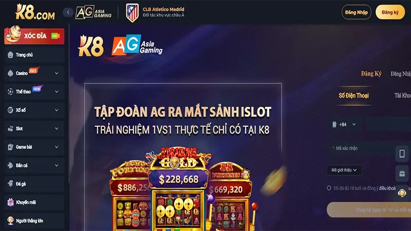 Giới thiệu nhanh về nhà cái K8
